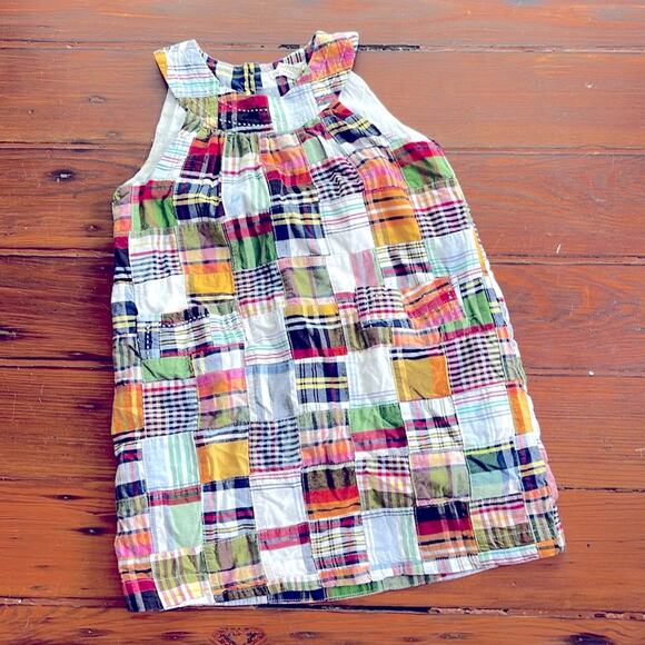 Crewcuts Other - J. Crew CREWCUTS madras patchwork plaid sleeveless dress sz M